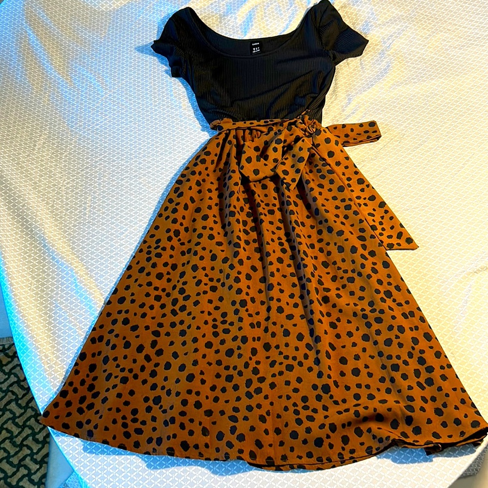 Faux Wrap Dress
